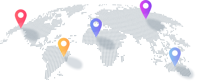 Présents dans le monde entier