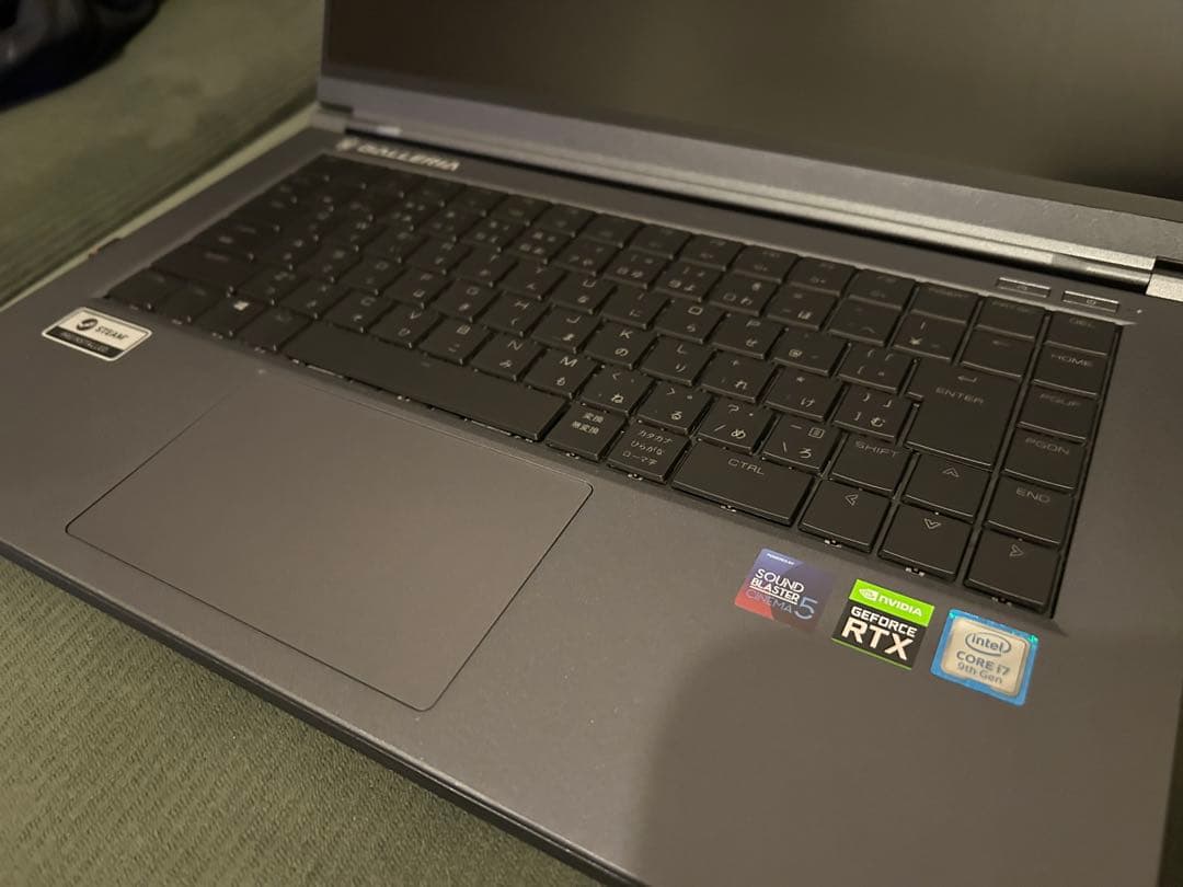 ガレリア ノートPC Core i7 RTX2070