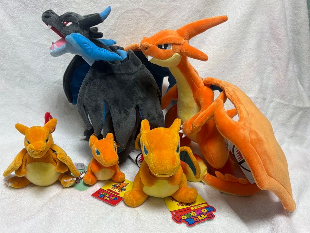 ポケモンセンター限定　リザードン　メガリザードン　ぬいぐるみ　まとめ売り