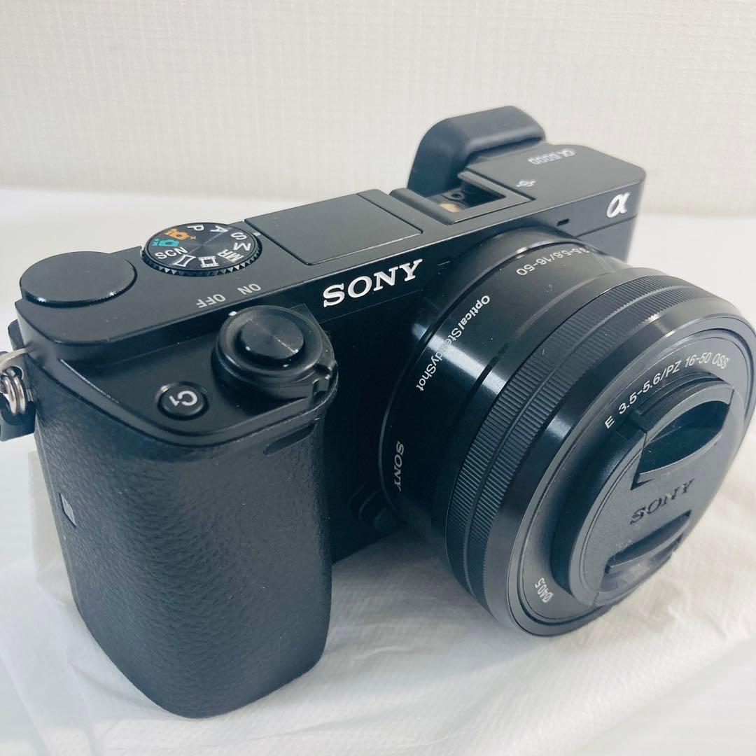 【美品】SONY α6000 ミラーレスカメラ ダブルズームレンズキット