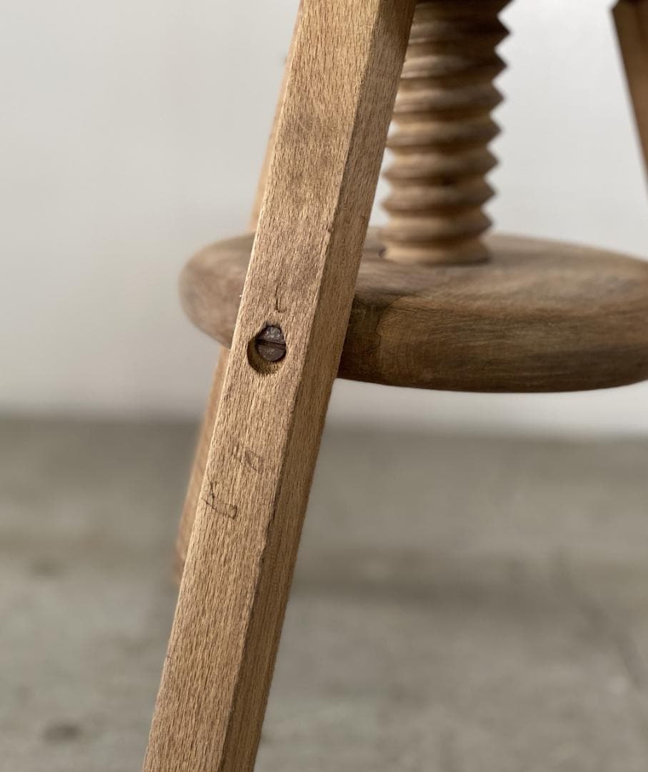 フランス アンティーク Artist Stool スツール チェア C