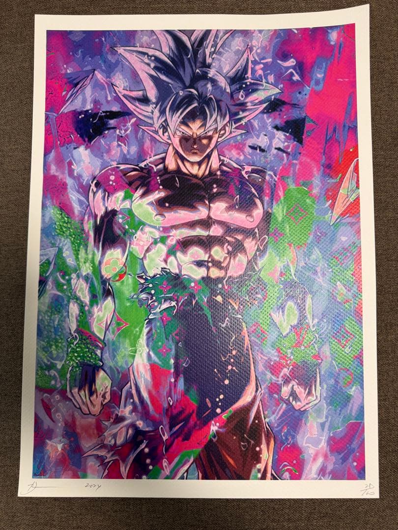 Death NYC ドラゴンボール ゴクウ 身勝手の極意 ポップアートポスター