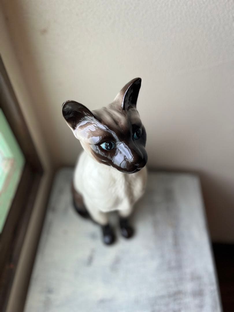 陶器のシャム猫　beswick England