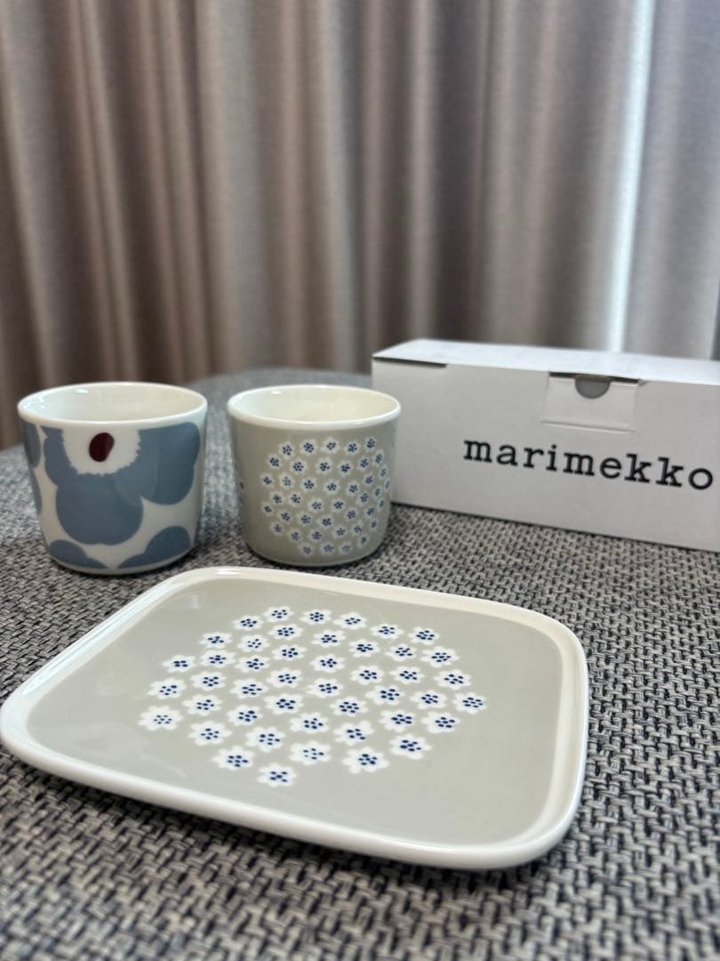 marimekko ラテマグ プレートセット(箱付)