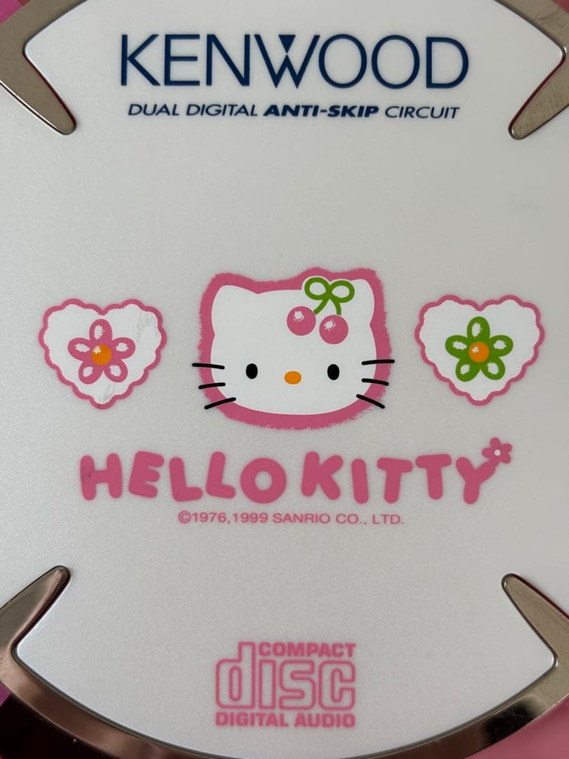 ⭐️値下げ‼️KENWOOD HELLO KITTY ポータブルCDプレーヤー