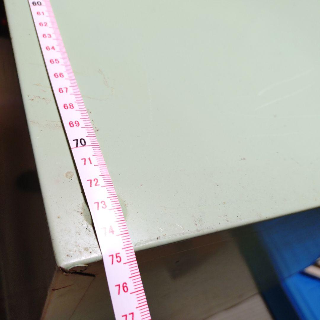 カラフル金属製3段引き出しチェスト の2セット昭和レトロ