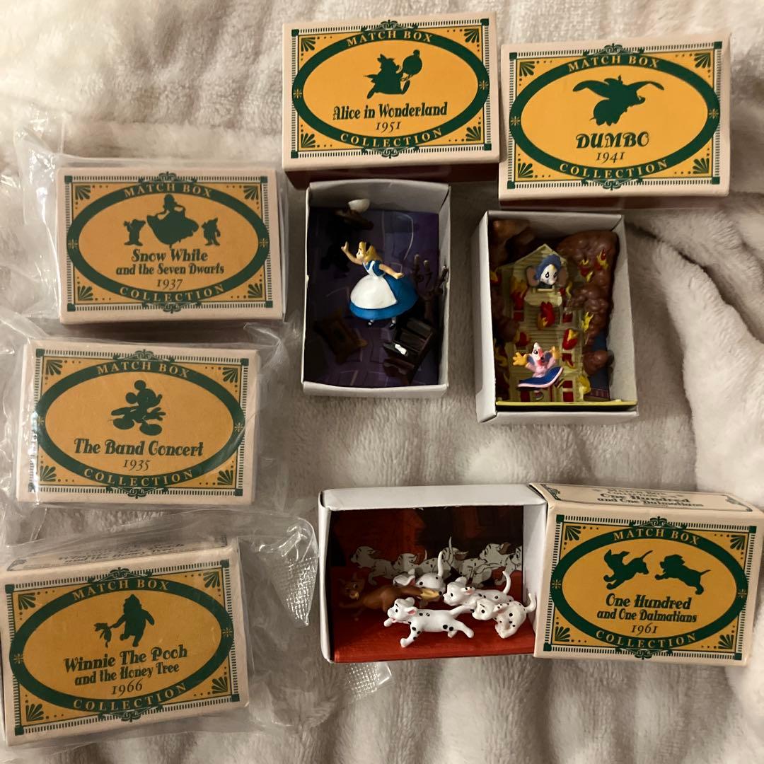 ディズニー　マッチボックスコレクション　マッチ箱　ガチャ　ミニチュア　レア