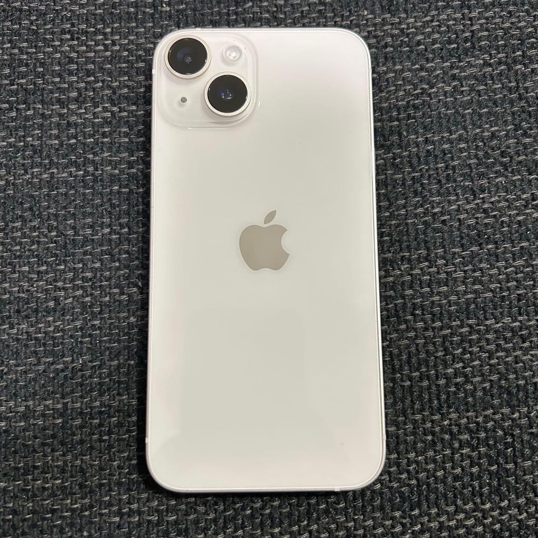 iPhone 14 本体 128GB 白 スターライト 美品 バッテリー100％