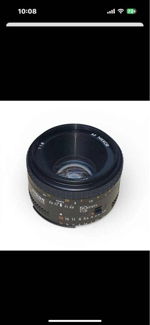 【美品】Nikon AF NIKKOR 50mm f/1.8 D NEW