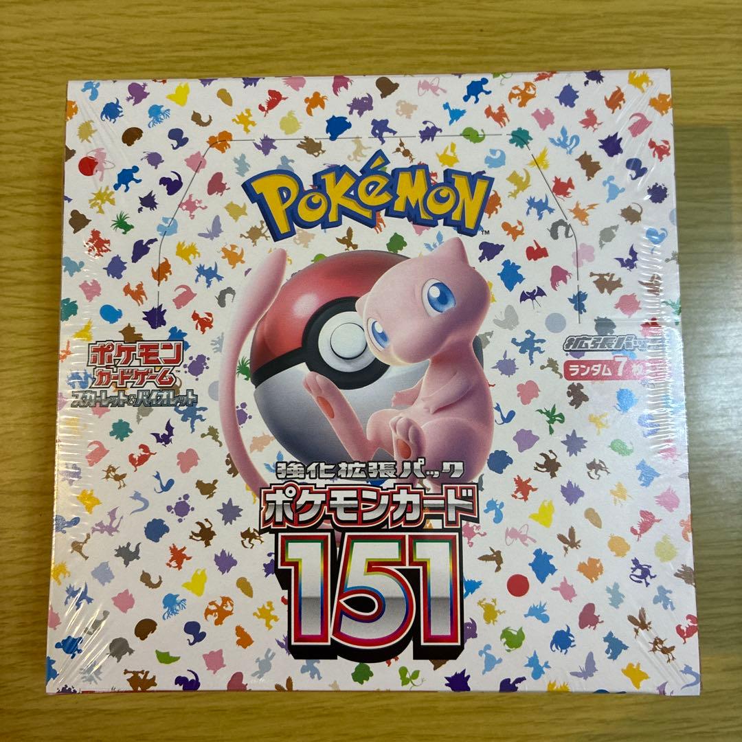 【1ボックス、未開封シュリンク付】ポケモンカード151