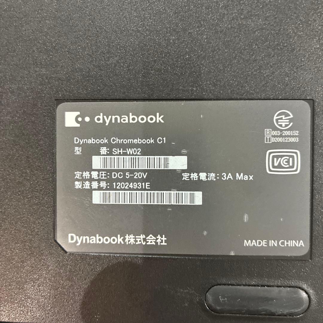 Chromebook本体 dynabook c1 sh-w02