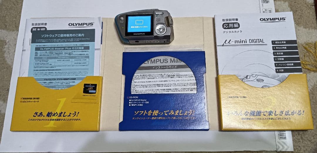 OLYMPUS μ-mini DIGITAL 512MBカード付き ジャンク品