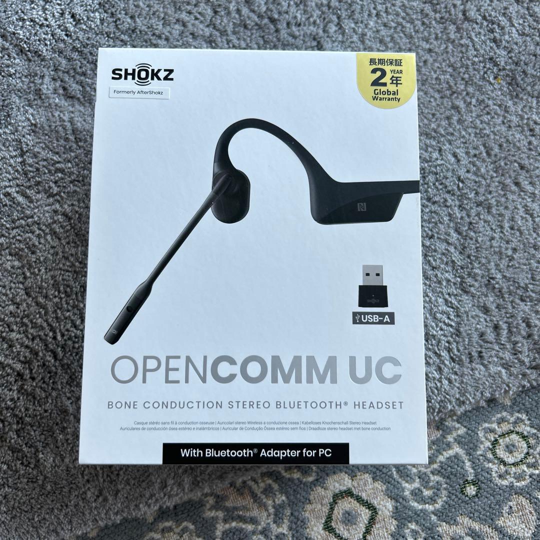 SHOKZ OPENCOMM UC 骨伝導イヤホン
