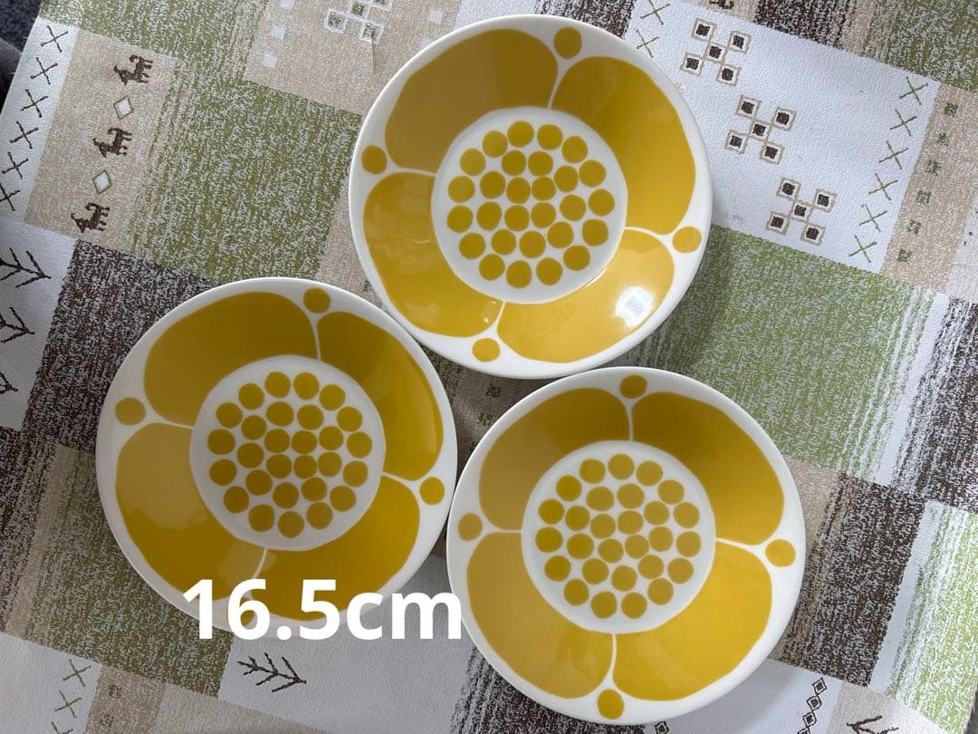 ARABIA アラビア　スンヌンタイ　16.5cm プレート　3枚
