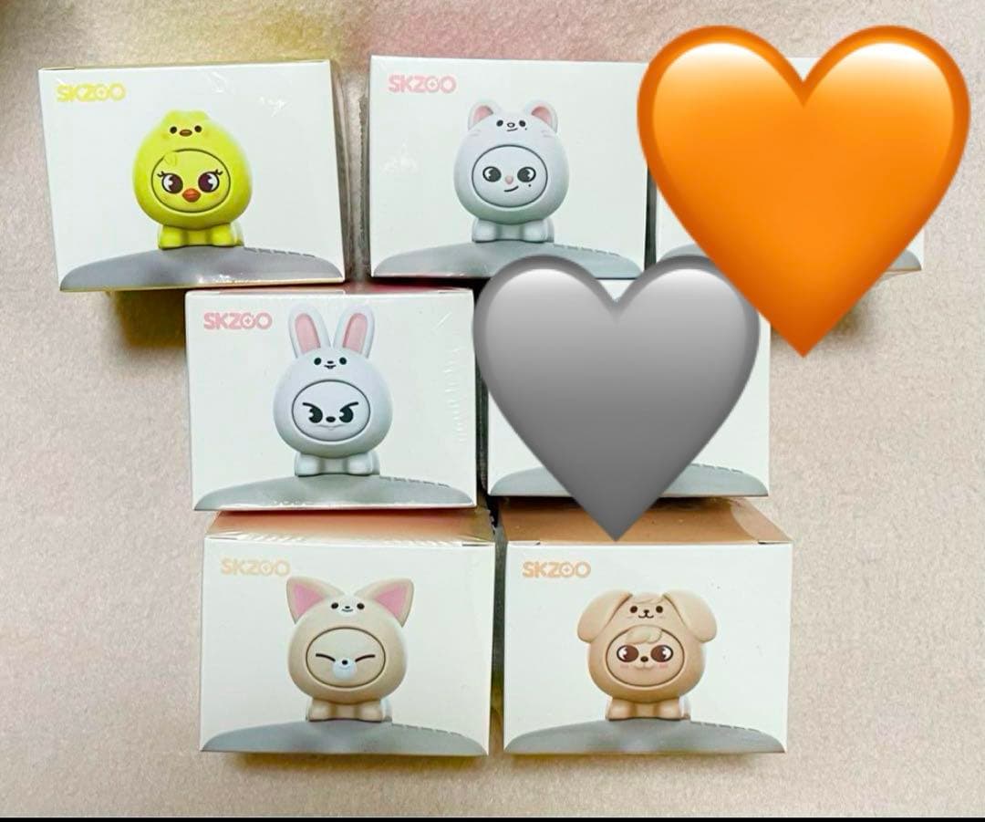 skzoo ミニフィギュア　mini figure ポガリ　リービット 等　5点