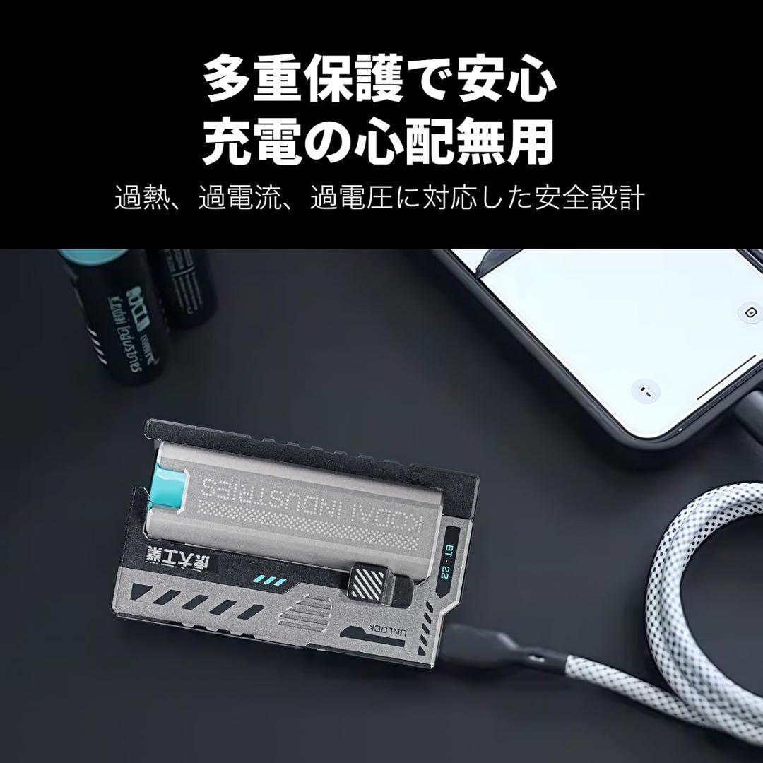 最安値❣️虎大工業　国内唯一正規取扱店 モバイルバッテリー BT-22 防災