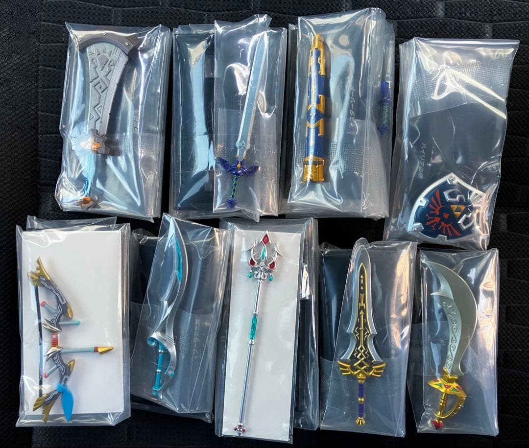 ゼルダの伝説　ウェポンコレクション　コンプ　全9種　マスターソード　納刀Ver.