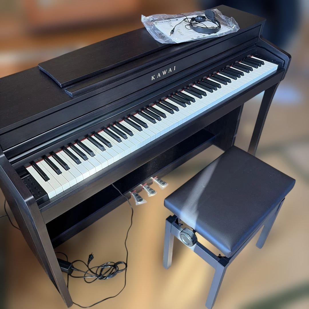 2021年製　新品同様 KAWAI デジタルピアノ ヘッドフォン付き